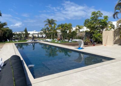 Ejecución piscina Bahía del Duque