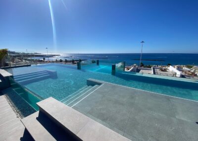 Ejecución piscina Volada Hotel Los Olivos Beach Club